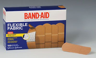 1&#034; x 3&#034; Johnson &amp; Johnson Band-Aid Flexible Fabric Strip Bandages (2 Boxes)