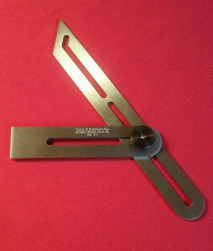 New starrett 47 universal bevel 6&#034; blade length machinist precision tools for sale
