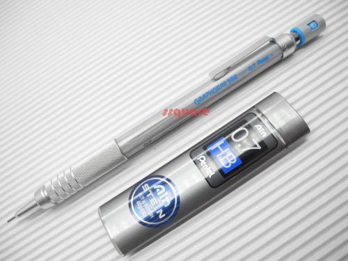 1 x Pentel PG517 Graphgear 500 0.7mm Mechanical Pencil for Arts + Pencil Leads