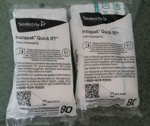 Sealed Air Instapak Quick RT #80 22&#034; x 27&#034;  2 BAGs (2 Bags) INSTAPACK QUICK