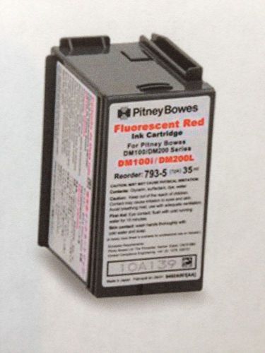 793-5 PITNEY BOWES FLUORESCENT RED INK CARTRIDGE (ORIGINAL PITNEY BOWES)