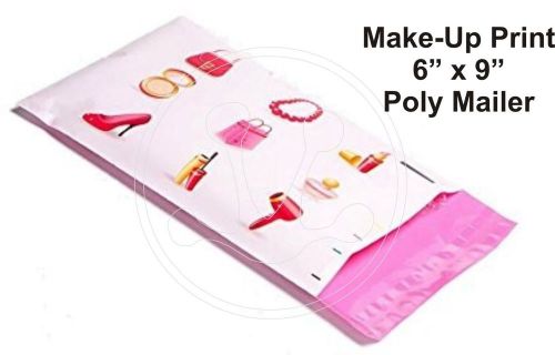 (15) MAKEUP BEAUTY PRINT 6 x 9 Flat Poly Mailers Shipping Package Envelopes Bags