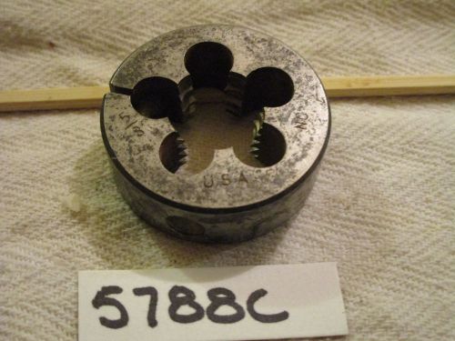 (#5788c) used ace brand 5/8 x 11 right hand thread round adjustable die for sale
