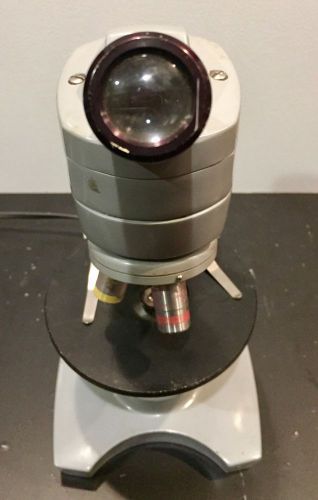 American Optical Sixty Microscope with 10X, 43X &amp; 100x Spencer Objectives. Works