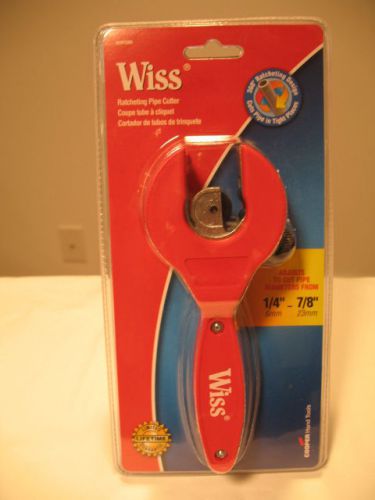 New, wiss, ratcheting pipe cutter, 360 degree rotation, 1/4&#034;-7/8&#034;, wrpcmd for sale
