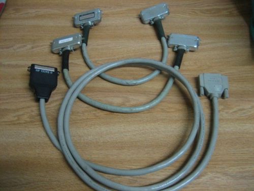 QTY 3 HP AGILENT CABLES 59500-60003 CHAINING 13242D INTERCONNECT 14541-60001