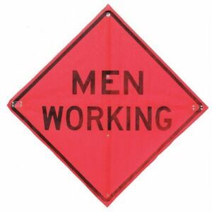 Eastern Metal Signs And Safety C/36-Emo-3Fh-Hd Men Working Road Sign,Men