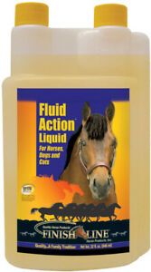 FLUID ACTION Liquid 32 oz Healthy Lubricate Joints Glucosamine Equine Horse