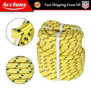 1/2&#034;x150&#039; Heavy Duty Double Braid Polyester Rope Sling 5500Lbs Tensile STRENGTH