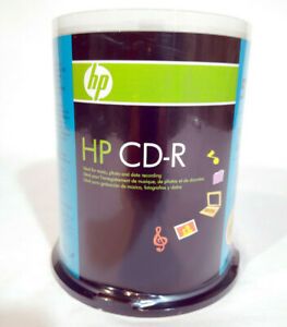 HP CD-R 80 Minute Recording 700MB 52x Speed 100 Disc Pack Blank BRAND NEW SEALED