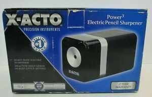 Xacto Power3 Electric Pencil Sharpener Black Used open box