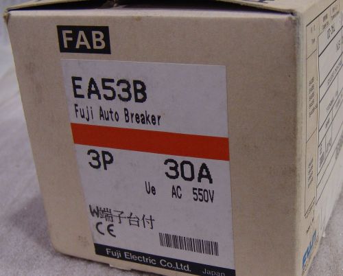 Circuit breaker Fuji 30 amp , EA53B unused
