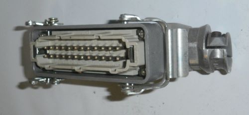Harting han e24m 16a 400v 24 pin industrial connector for sale