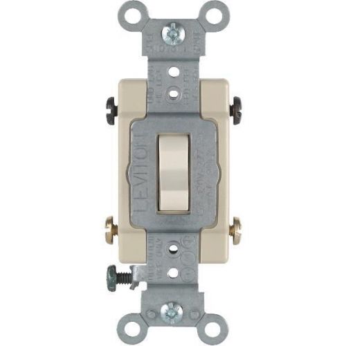 Leviton SO6-CS415-2TS Grounded Quiet 4-Way Switch-LT ALM 4-WAY SWITCH