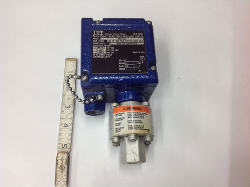 Itt neo-dyn 200p13c3 adj. pressure switch 200 - 1500 psigl 1/4 &amp; 1/2&#034; ports used for sale