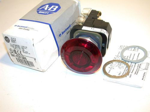 New allen bradley red illuminated push button 800t-fxjp16ra5 for sale