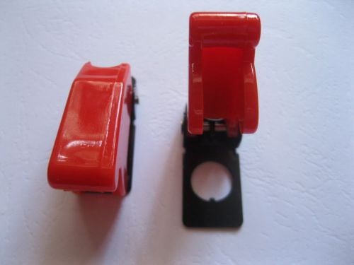 100 pcs safety flip cover for toggle switch red n for sale