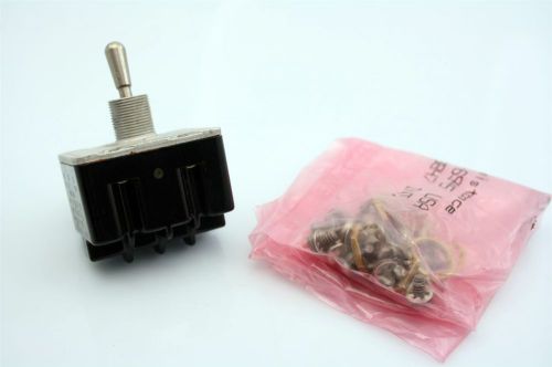 Microswitch mil-spec toggle switch on on on 4pdt 20a 230v ac 250v ms27406-1 for sale