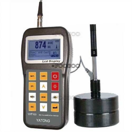 Brand new rs232 leeb yht100 gauge rebound tester lcd portable hardness fkof for sale