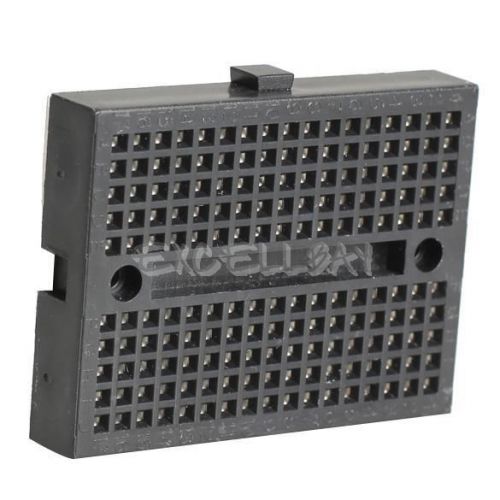 Mini Nickel Plating Breadboard 170 Tie-points for Arduino Shield Black E0Xc