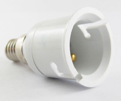 1pc e14 male to b22 female socket base led halogen cfl light bulb lamp adapter for sale