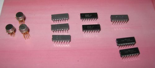 Lot of 11 uA733 Differential Video Amplifier 14 PDIP 14 CERDIP 10p Can