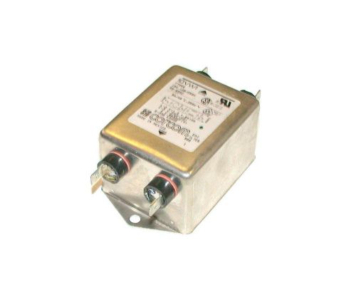 Corcom emi power line filter 10 amp 120/250 vac model 10vw1 for sale