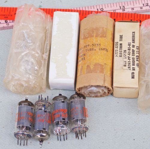 9 new in mostly military boxs 26FZ6 vacuum tubes RCA