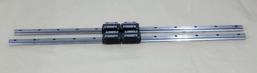 LM GUIDE USED HSR15 +700MM THK  LINER BEARING LM GUIDE  2RAIL 4BLOCK