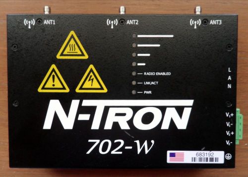 N-Tron 702-W Industrial Wireless Radio - DIN-Rail Mount w/ 2 Antennas