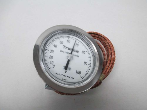 NEW TRERICE 52-3580 DIAL THERMOMETER TEMPERATURE 0-100F GAUGE D355820