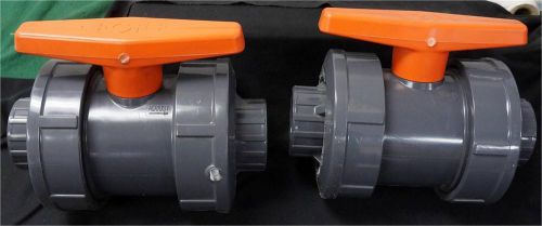 New georg fischer +gf+ 2 1/2&#034; nsf pvc1 150 psi diaphragm valve 2 available b309 for sale