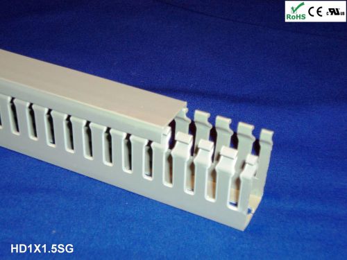 18 sets - 1x1.5&#034;x2meter white high density wiring ducts and covers -ul/ce listed for sale