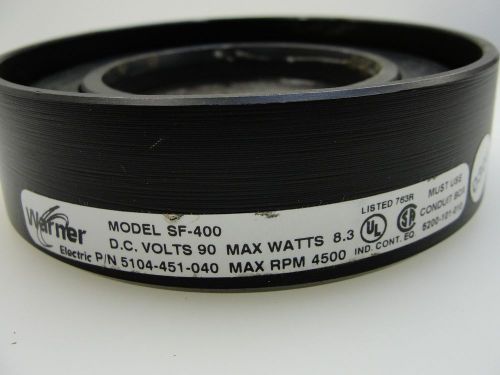 WARNER Electric 5104-451-040  FIELD ASSEMBLY SF-400 90 VDC