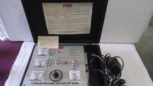 REM ELECTRONICS CATHODE RECOVERY&amp; CRT TESTER