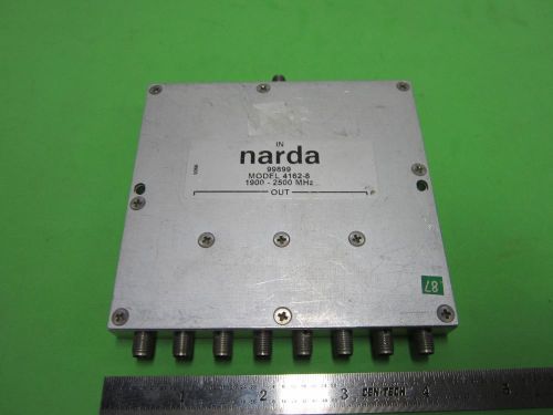 NARDA POWER SPLITTER 4162-8 2.5 GHz FREQUENCY RF MICROWAVE BIN#50 ii