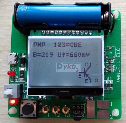 Mega328 esr tester meter transistor capacitance inductance pnp mos npn jfet for sale