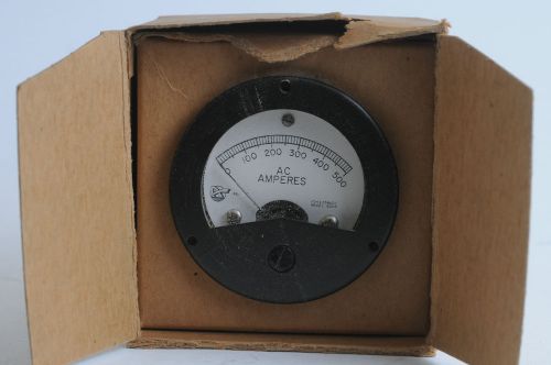 Vintage AC Amperes Meter Gauge