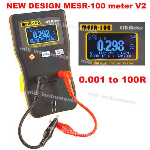 New mesr-100 autoranging in circuit esr capacitor / low ohm meter - sales for sale
