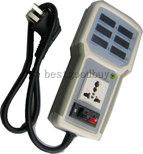 Handheld led energy saving lamp tester power meter table power factor detectors for sale