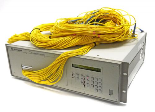 Jds uniphase scg2070-z000006 5x14 sc ganged fiber optic switch 3u 19&#034; rack mount for sale