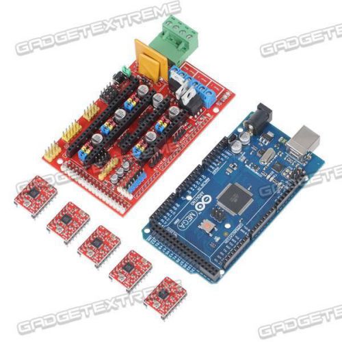 Reprap 3D Printer Circuit Board Mega2560 &amp; Ramps1.4 &amp; 4*A4988 Stepsticker  e