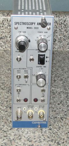 Canberra model 2020 spectroscopy amplifier  nim bin module plug in for sale