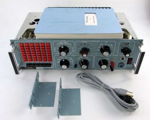 Optimum / dataproducts pg-303 rackmountable pattern generator w/ manual &amp; cable for sale