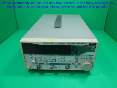 IWATSU SG-4105, 15MHz Pulse Function Generator CE, sn:1335.