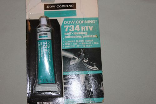 Dow Corning 734 RTV self leveling adhesive sealant 1 oz. tube