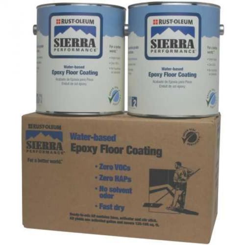 Voc floor coating kit  gray 251212 rustoleum consumer bran epoxy adhesives for sale