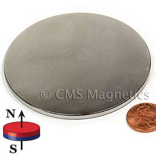 Neodymium disk magnets n42 3&#034; x 1/8&#034; ndfeb rare earth magnets lot 10 for sale