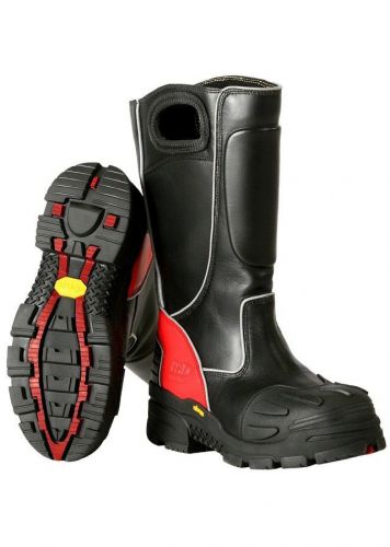 Fire-dex fdxl-100 red leather structural fire fighting boot, size 15m for sale