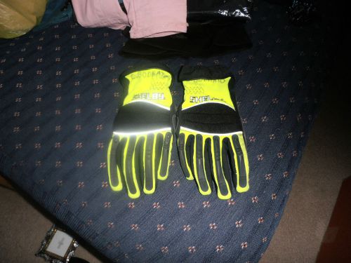Yellow Shelby Rescue Extrication Gloves - Used Condition - Size Medium